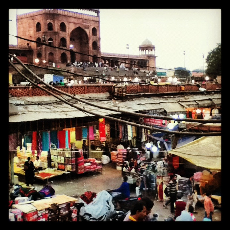 Chaotic Market in the Muslim Quarter