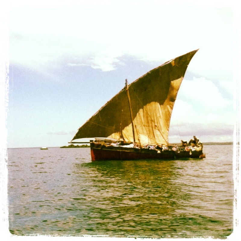 Off the coast of Zanzibar