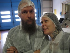 Hair Nets at the Cheese Factory