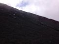 The volcanic terrain was like a moonscape