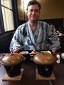 Dinner with my own personal sumo ?