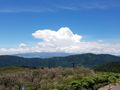 The view from near the summit of Mt Hakone 