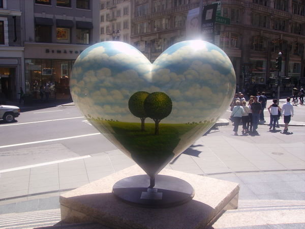 I found a heart in SanFrancisco