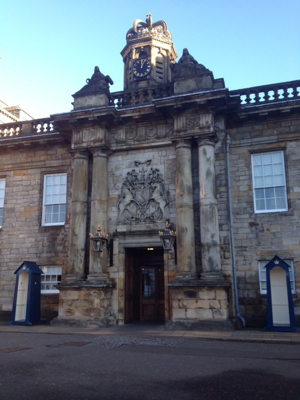 Entrance to Holyrood Palace 