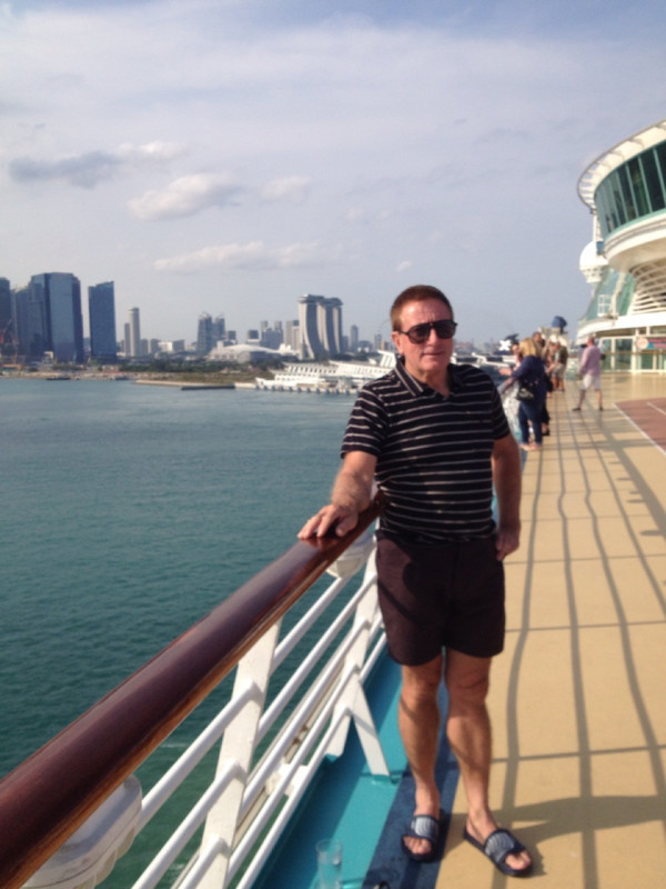 Leaving Marina Bay Cruise Terminal 