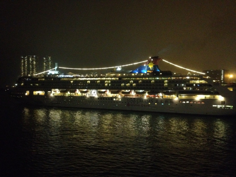Passing Virgo Superstar, Hong Kong our 1st cruise