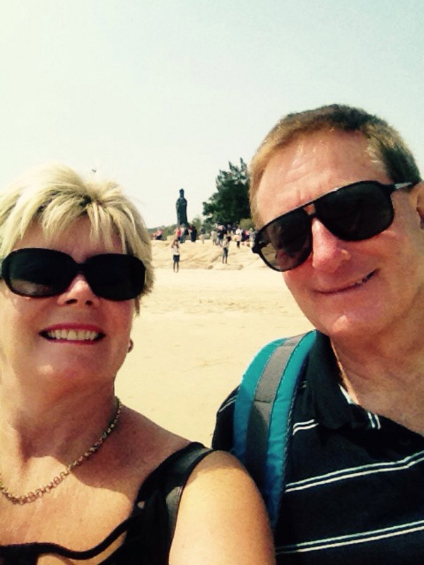 Yes, Beach selfie with Buddah!!