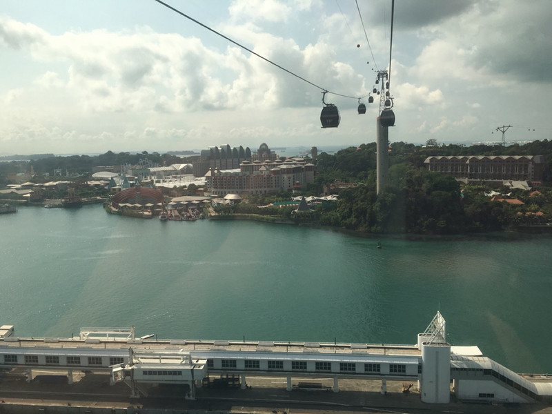 Cable Car to Sentosa island