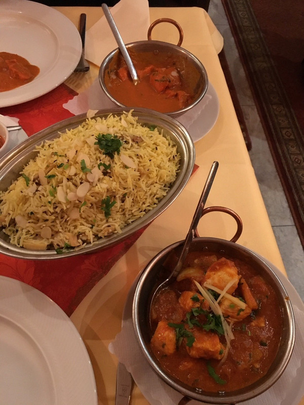 First Indian meal, was very nice too