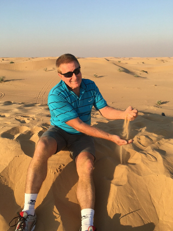 Very fine Dubai sand, so soft