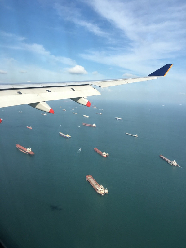 Always lots of ships coming into Singapore 