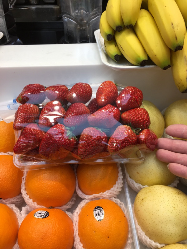 Huge fresh strawberries 