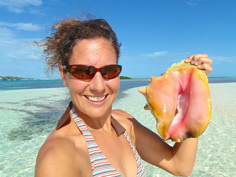 My FIRST conch!!