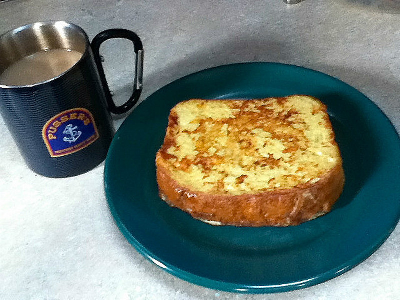 Coffee and the Coconut Bread French Toast