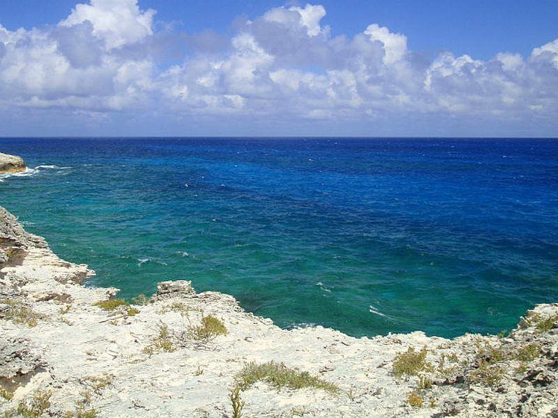 View of Exuma Sound from the highest point