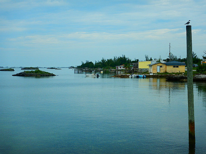 Little islands through the harbour.