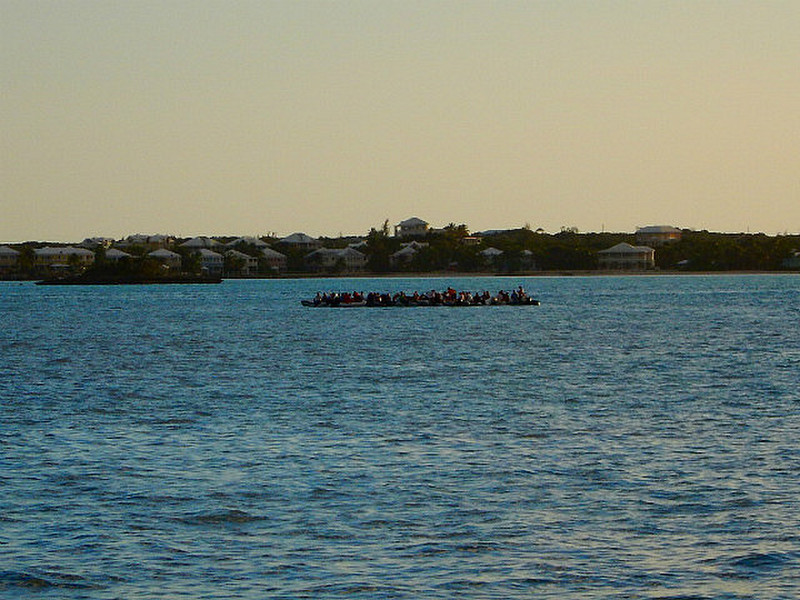 Dinghy &quot;float&quot; was taking place on arrival.