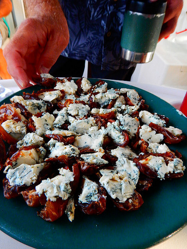 ...and dates stuffed with Blue Cheese!