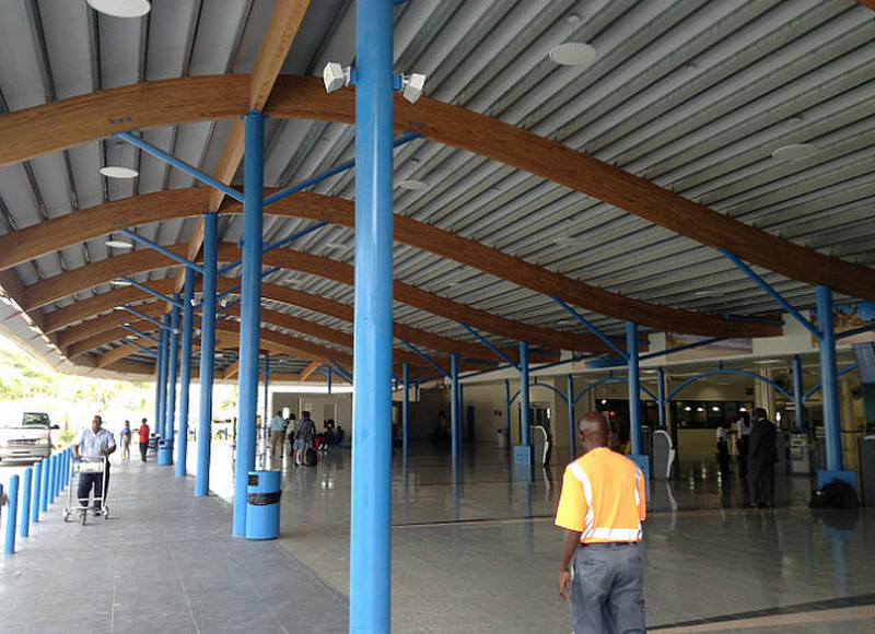PLS open air departures terminal