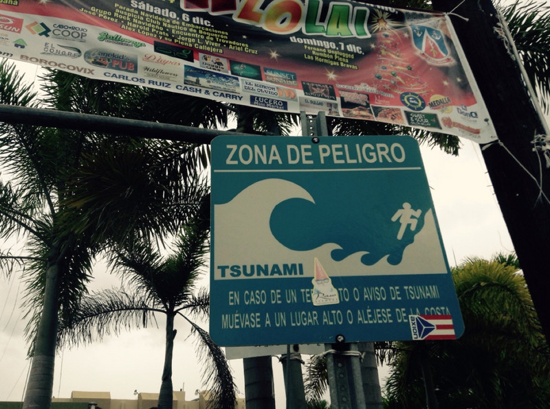 Ummm...tsunami zone???
