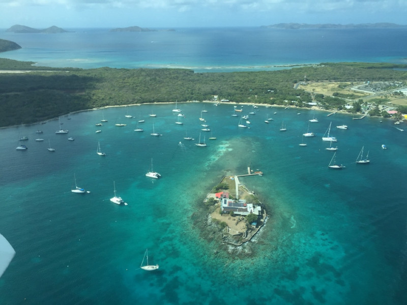 Jimmy&#39;s view of Trellis Bay as he flew away&amp;gt;&amp;gt;&amp;gt;