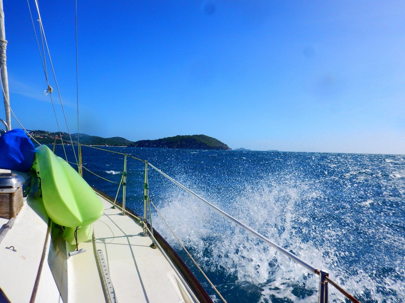 On our way from Union Island to Mayreau~
