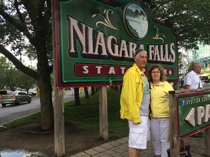 Robert and I at Niagara Falls, NY