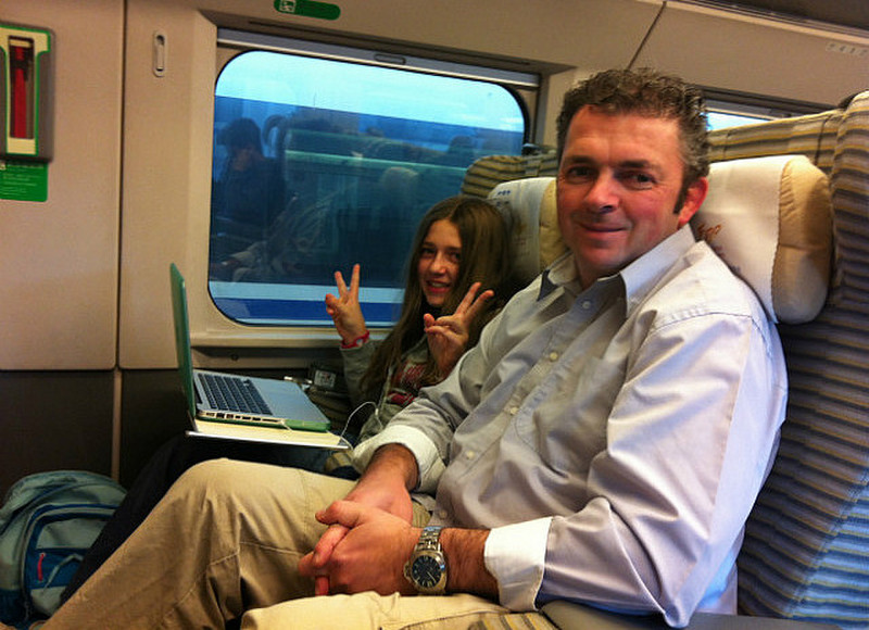 gian-serena on the fast train