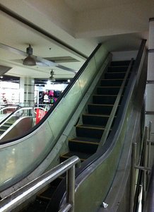 Escalator to nowhere