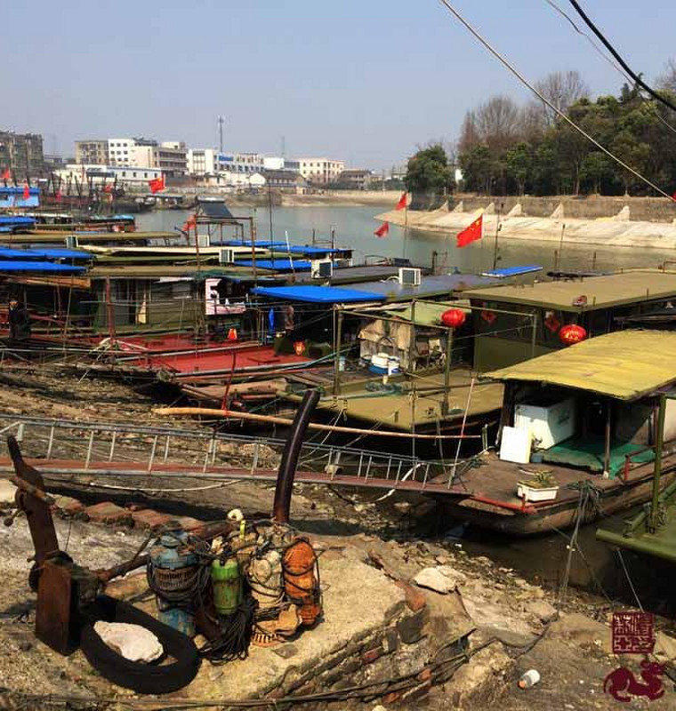 House Boats Guazhouzhen. China
