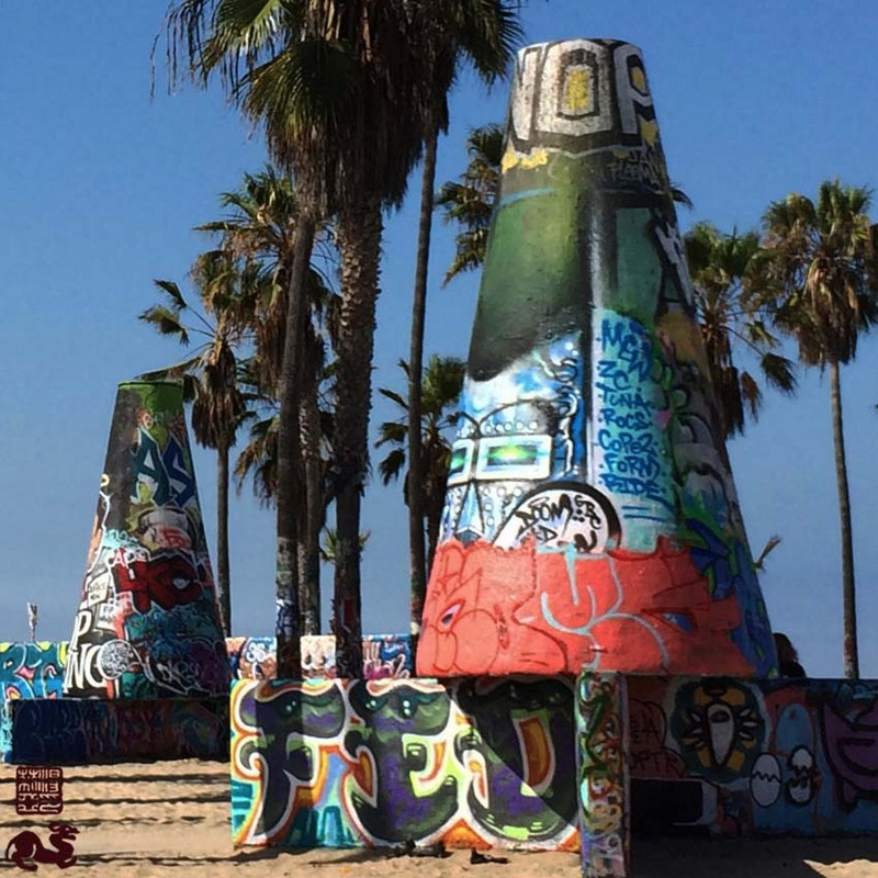 Beach Graffiti - Cones
