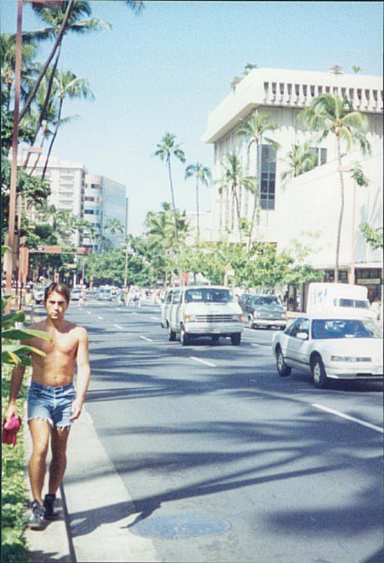 Main road in Waikiki