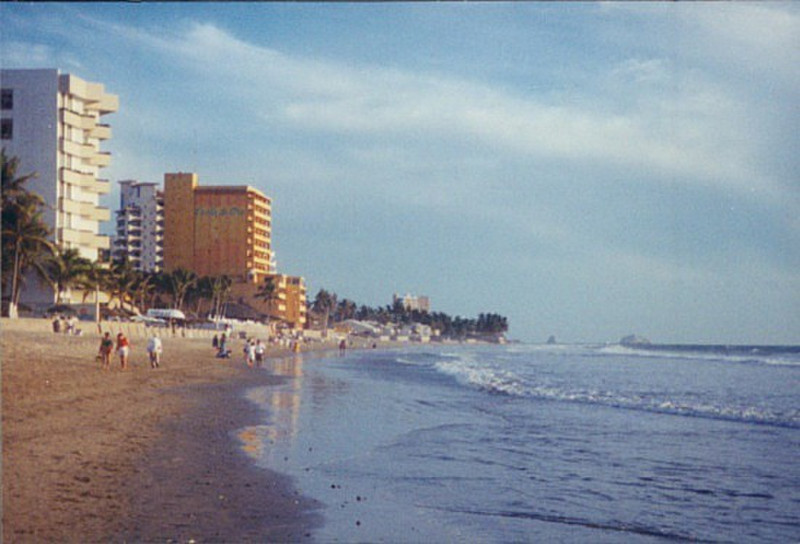 Mazatlan Beach near hotel