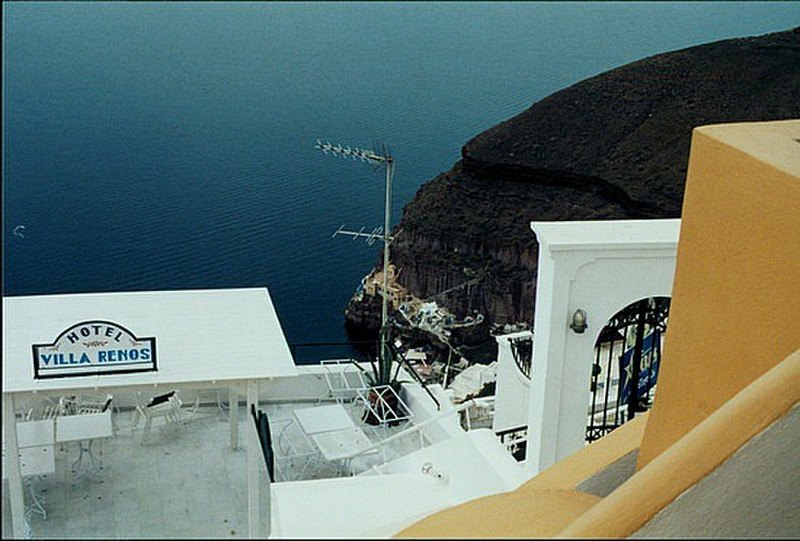 Exploring the island of Thira