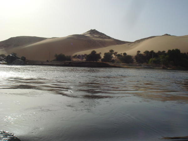 Desert along the Nile