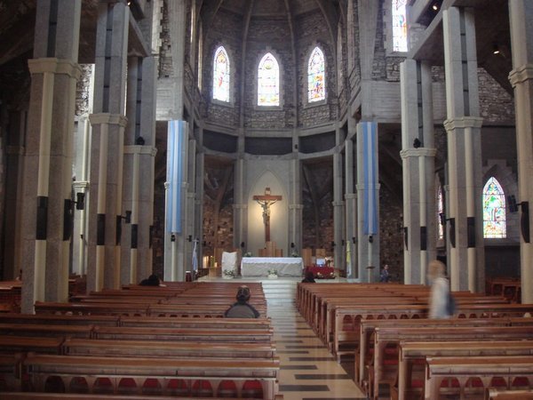 inside Bariloche Cathedral