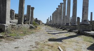 Perge main street from the hill 2