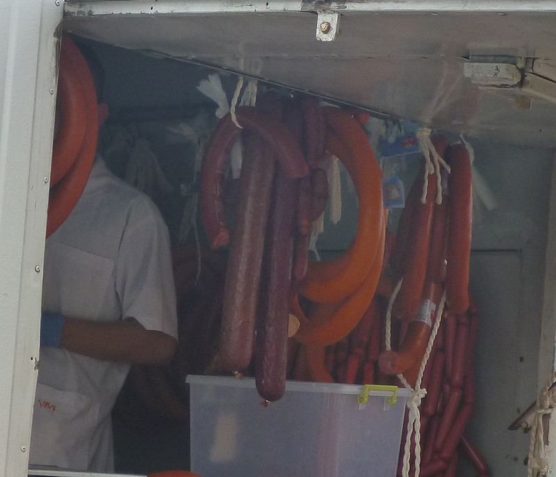 Jeff was fascinated by these sausages
