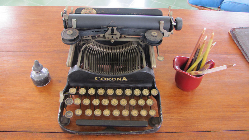 Hemingway&#39;s typewriter