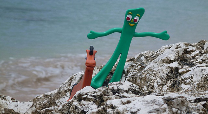 Pokey and Gumby are having a great time!