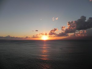 Our last sunset on Maui