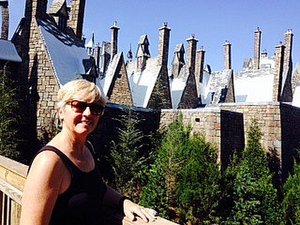 In front of Hogwarts