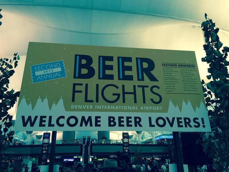 Beer &quot;Flights&quot; at Denver Int&#39;l Airport