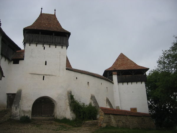 The fortified Saxon Monastry