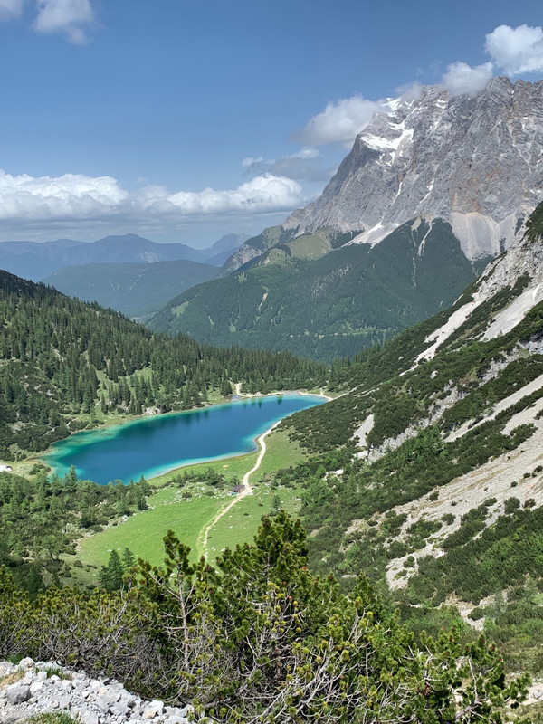 Seebensee Blick Zugspitze