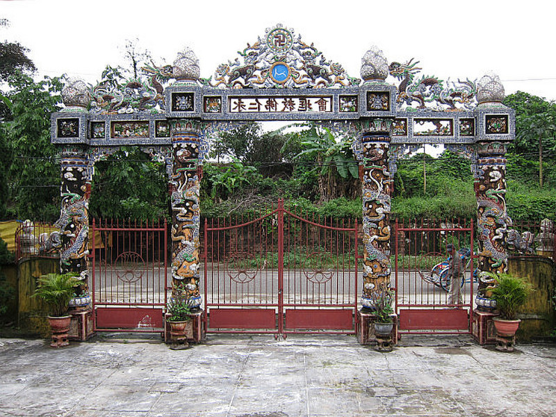 Buddhistischer (Frauen)Tempel Eingang