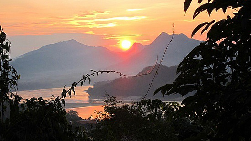 Sonnenuntergang Luang Prabang