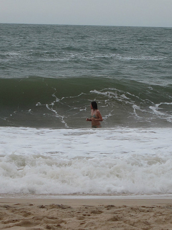 Klein waren die Wellen aber auch nicht.