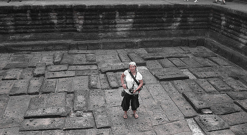Claudi in Angkor Wat