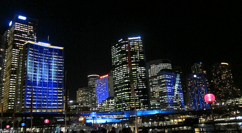 Beautiful Sydney at night.